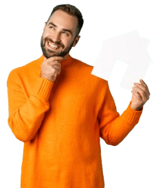 Happy homeowner